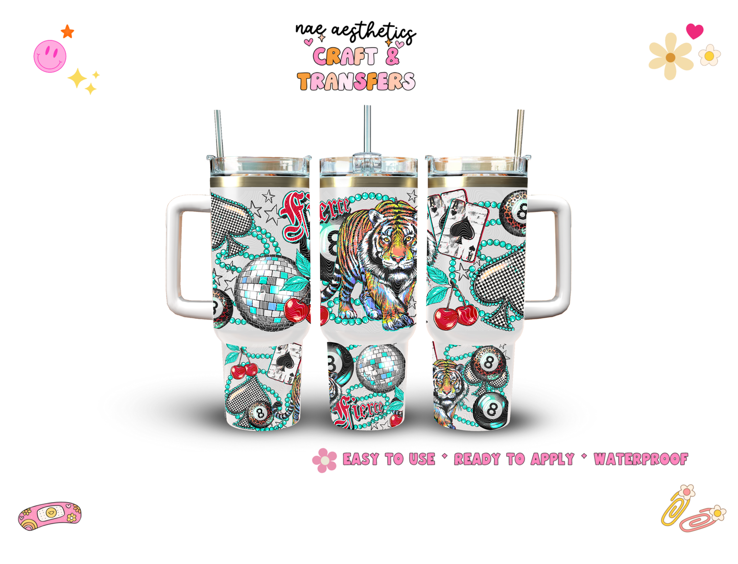 UV-DTF TUMBLER WRAP #108
