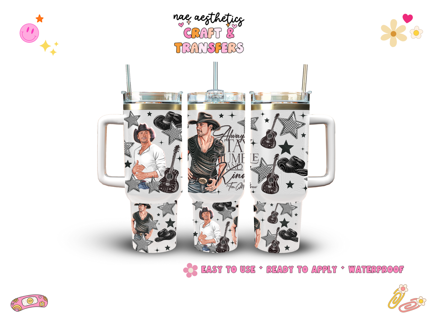 UV-DTF TUMBLER WRAP #72