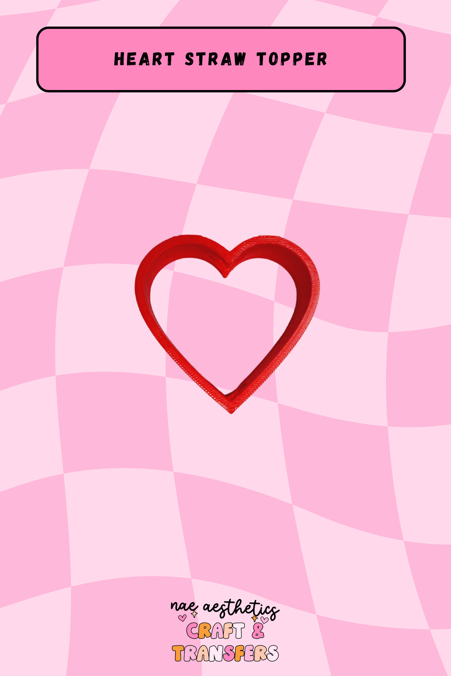 HEART STRAW TOPPER