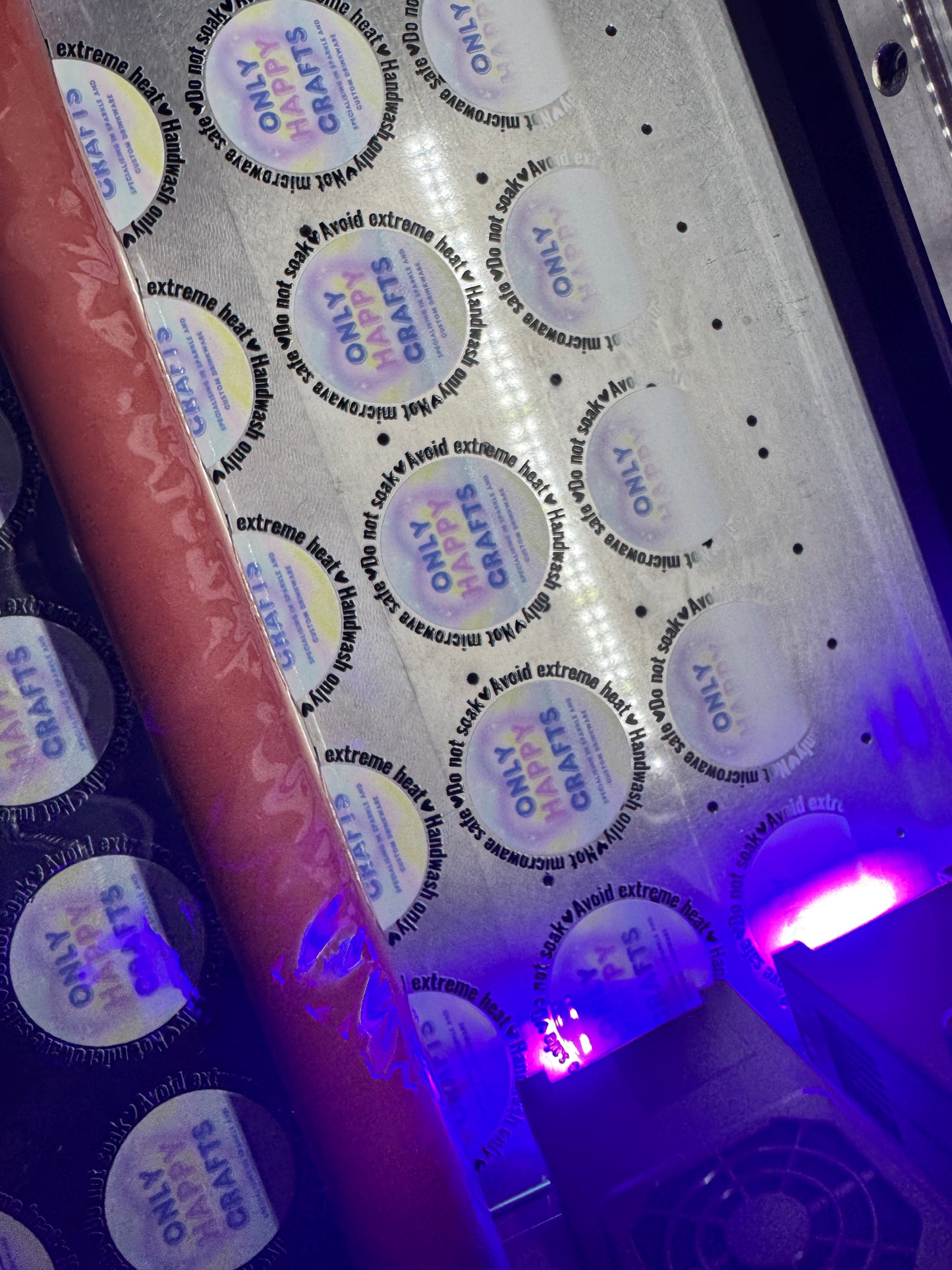 CUSTOM LOGO CUP CARE UV-DTF