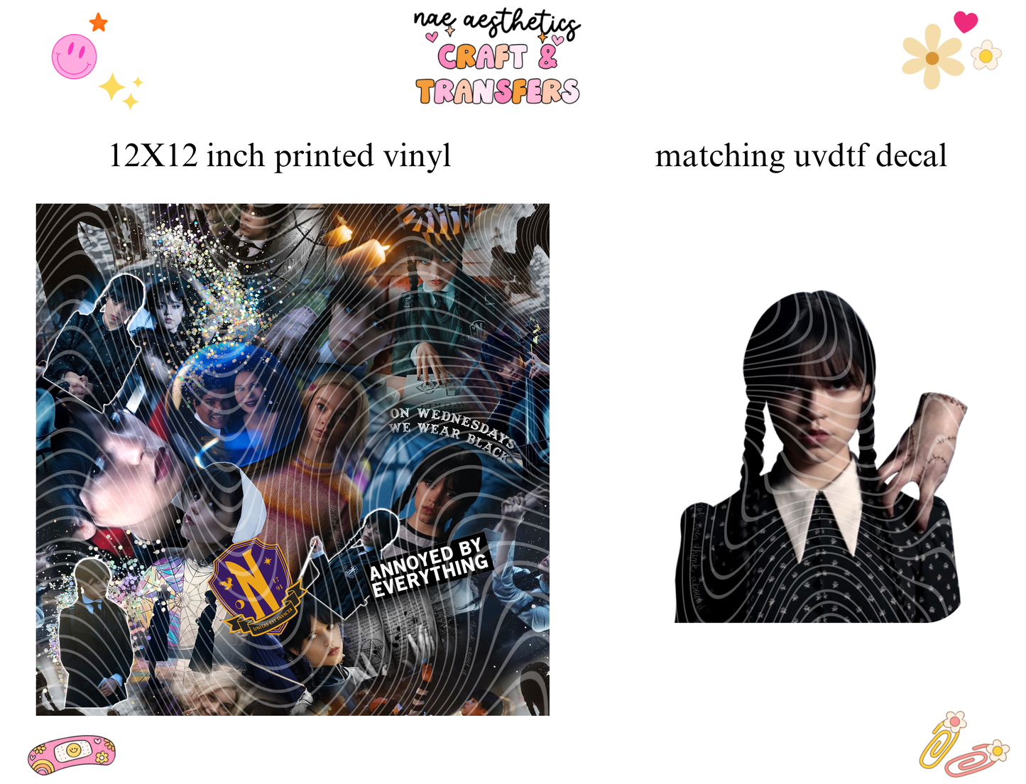 PRINTED VINYL SHEET WITH MATCHING UVDTF #148