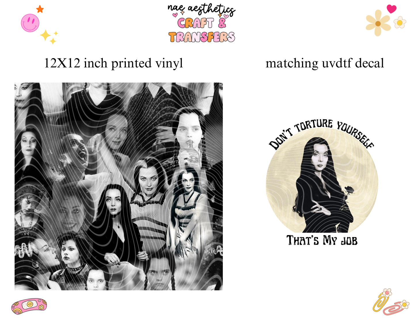 PRINTED VINYL SHEET WITH MATCHING UVDTF #149