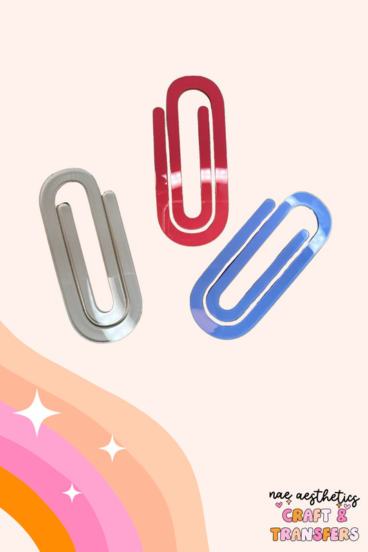 OVERSIZED PAPER CLIP BOOKMARK