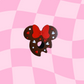 VALENTINE'S DAY MOUSE G STRAW TOPPER