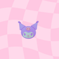 PURPLE BUNNY STRAW TOPPER