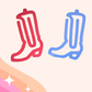 OVERSIZED COWBOY BOOT PAPER CLIP BOOKMARK