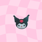 BLACK BUNNY STRAW TOPPER