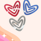 OVERSIZED HEART PAPER CLIP BOOKMARK