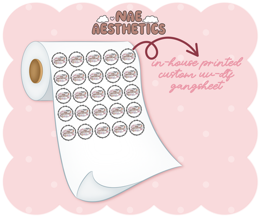 CUSTOM LOGO CUP CARE UV-DTF