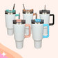 40OZ SUBLIMATION TUMBLER WITH COLOURFUL HANDLE