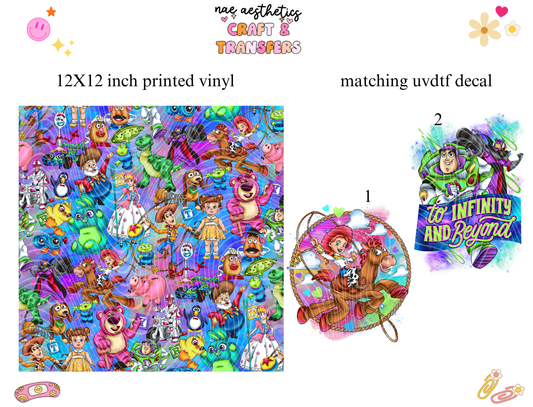PRINTED VINYL SHEET WITH MATCHING UVDTF #10