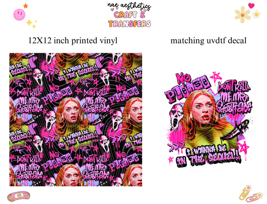PRINTED VINYL SHEET WITH MATCHING UVDTF #102