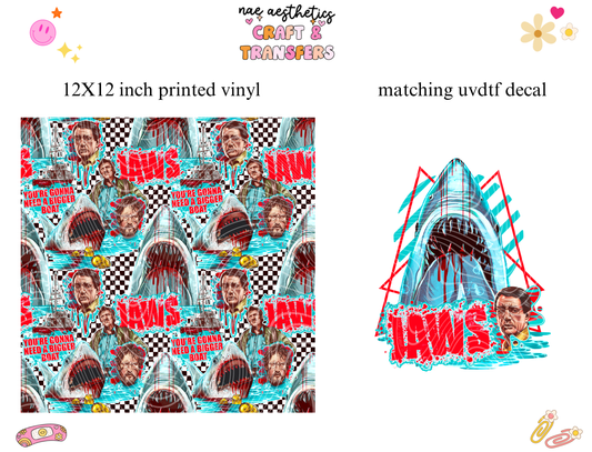 PRINTED VINYL SHEET WITH MATCHING UVDTF #106