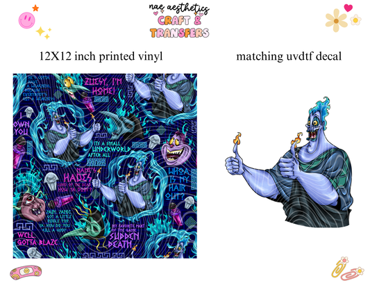 PRINTED VINYL SHEET WITH MATCHING UVDTF #11