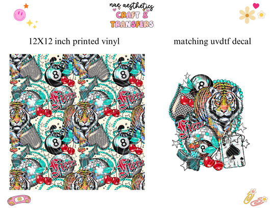 PRINTED VINYL SHEET WITH MATCHING UVDTF #110