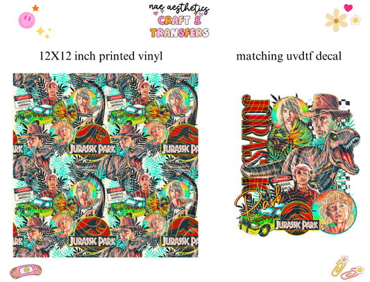 PRINTED VINYL SHEET WITH MATCHING UVDTF #116