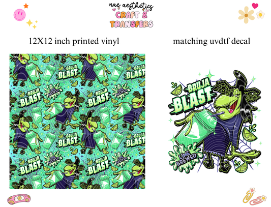 PRINTED VINYL SHEET WITH MATCHING UVDTF #117