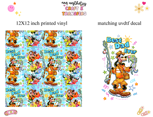 PRINTED VINYL SHEET WITH MATCHING UVDTF #120