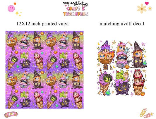 PRINTED VINYL SHEET WITH MATCHING UVDTF #125