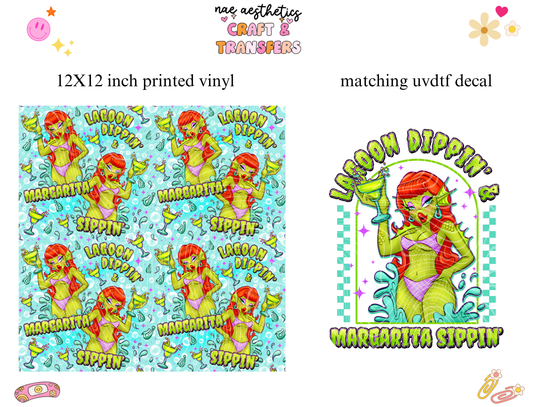 PRINTED VINYL SHEET WITH MATCHING UVDTF #136