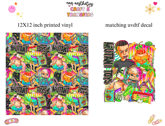 PRINTED VINYL SHEET WITH MATCHING UVDTF #137