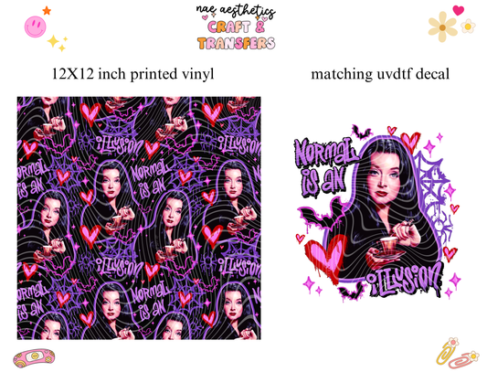 PRINTED VINYL SHEET WITH MATCHING UVDTF #139