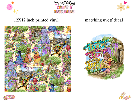 PRINTED VINYL SHEET WITH MATCHING UVDTF #14