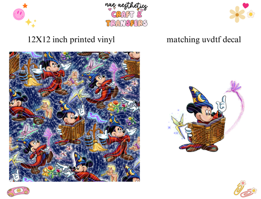 PRINTED VINYL SHEET WITH MATCHING UVDTF #140