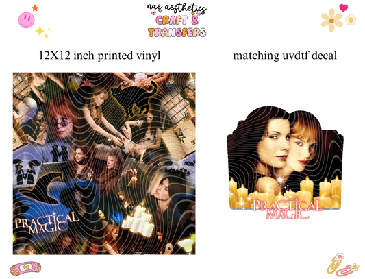 PRINTED VINYL SHEET WITH MATCHING UVDTF #144
