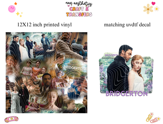PRINTED VINYL SHEET WITH MATCHING UVDTF #147