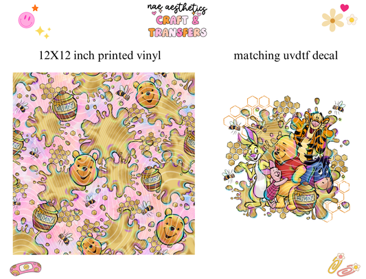PRINTED VINYL SHEET WITH MATCHING UVDTF #15