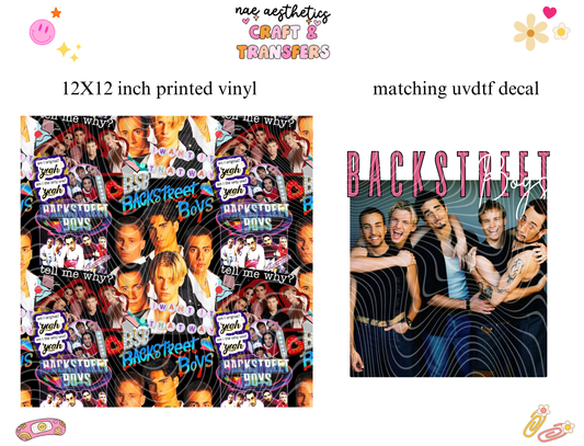 PRINTED VINYL SHEET WITH MATCHING UVDTF #151