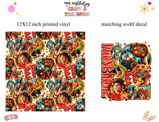 PRINTED VINYL SHEET WITH MATCHING UVDTF #155