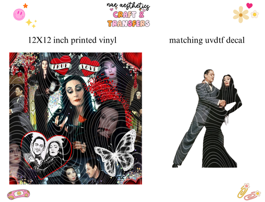 PRINTED VINYL SHEET WITH MATCHING UVDTF #157