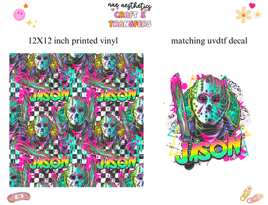PRINTED VINYL SHEET WITH MATCHING UVDTF #158