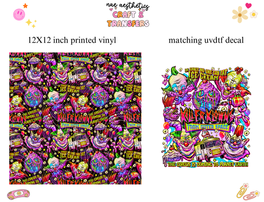 PRINTED VINYL SHEET WITH MATCHING UVDTF #159