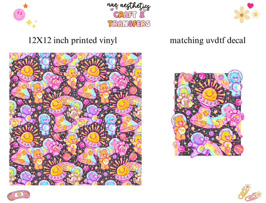 PRINTED VINYL SHEET WITH MATCHING UVDTF #16