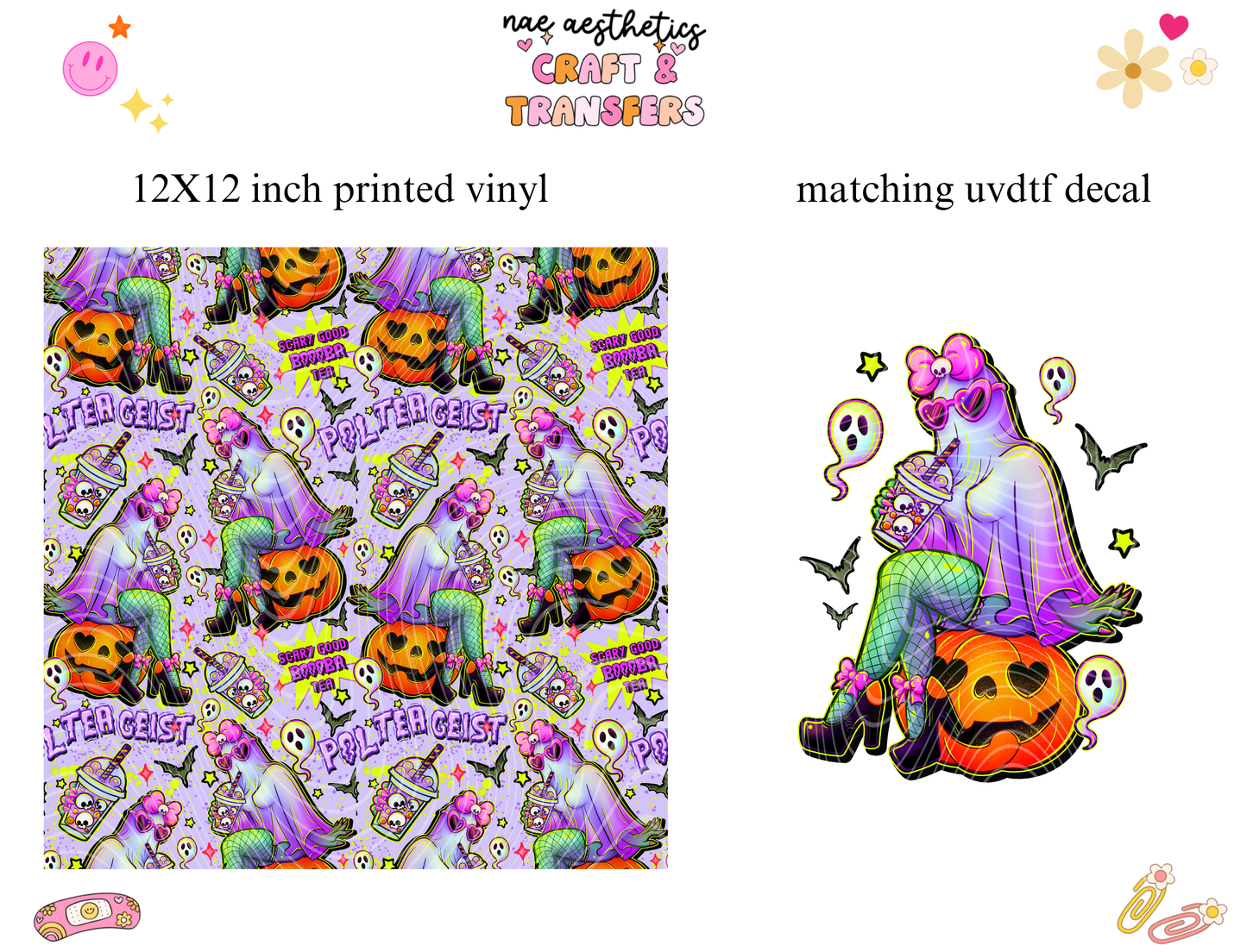 PRINTED VINYL SHEET WITH MATCHING UVDTF #160