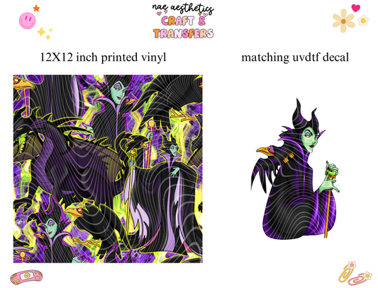 PRINTED VINYL SHEET WITH MATCHING UVDTF #161