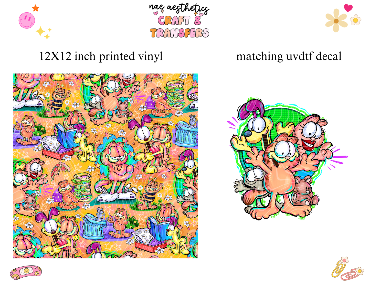 PRINTED VINYL SHEET WITH MATCHING UVDTF #164