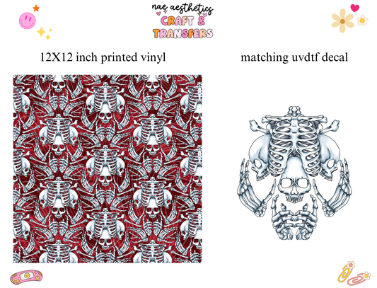 PRINTED VINYL SHEET WITH MATCHING UVDTF #175