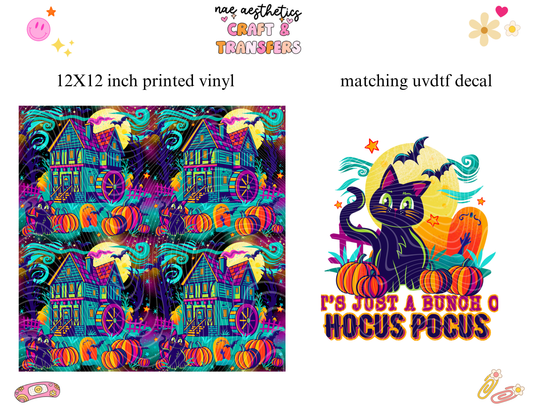 PRINTED VINYL SHEET WITH MATCHING UVDTF #181