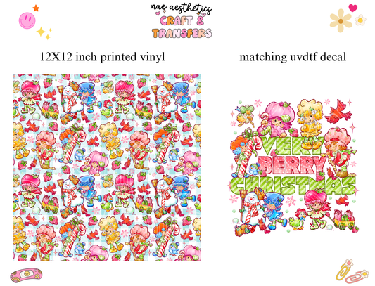 PRINTED VINYL SHEET WITH MATCHING UVDTF #183