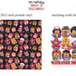 PRINTED VINYL SHEET WITH MATCHING UVDTF #186