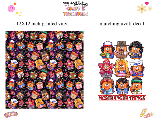 PRINTED VINYL SHEET WITH MATCHING UVDTF #186