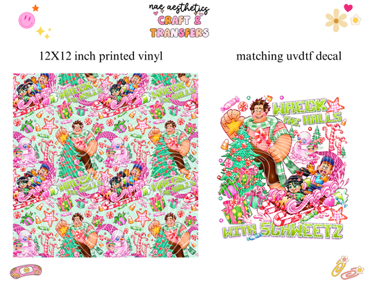 PRINTED VINYL SHEET WITH MATCHING UVDTF #188