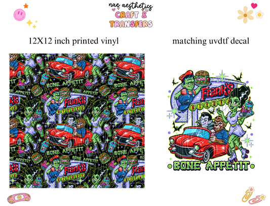 PRINTED VINYL SHEET WITH MATCHING UVDTF #194