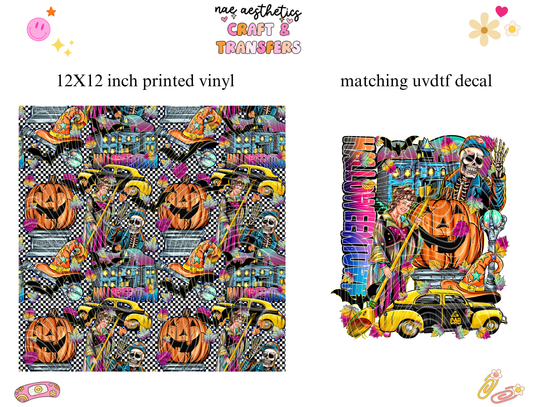PRINTED VINYL SHEET WITH MATCHING UVDTF #197
