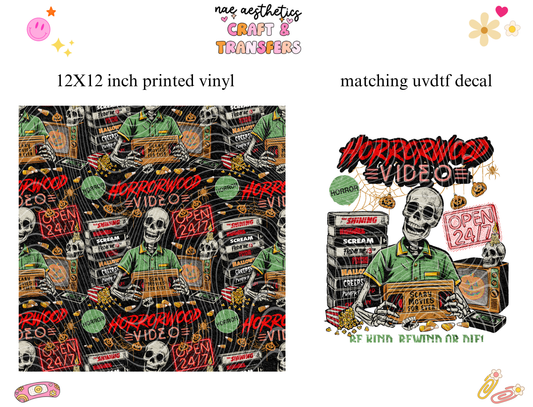 PRINTED VINYL SHEET WITH MATCHING UVDTF #199