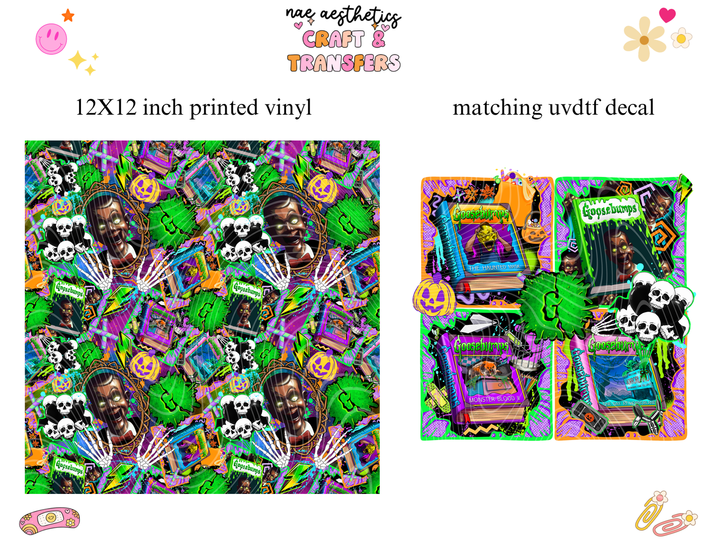PRINTED VINYL SHEET WITH MATCHING UVDTF #205